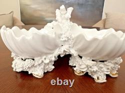 Mottahedeh Williamsburg Restoration 3 Compartment Sweetmeat Dishes ECU