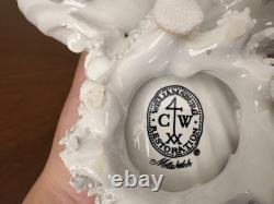 Mottahedeh Williamsburg Restoration 3 Compartment Sweetmeat Dishes ECU