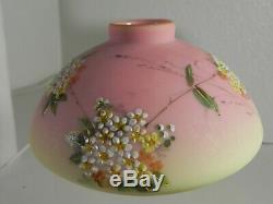 Mt Washington Burmese Art Glass Jar/Vase 5 Wide, Flowers Decoration Superb Cond