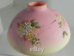 Mt Washington Burmese Art Glass Jar/Vase 5 Wide, Flowers Decoration Superb Cond