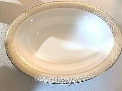 NEW Waterford LISMORE DIAMOND GOLD Open OVAL Vegetable Bowl / DISH NEW IN BOX