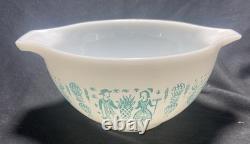 NEW in BOX 1957 Pyrex Butterprint Turquoise 7 Cinderella 441 Mixing Bowl