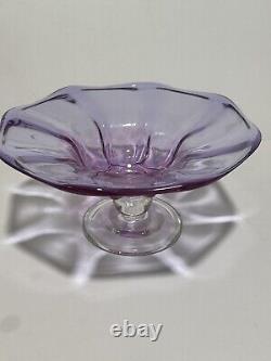 Neodymium Alexandrite Compote Bowl