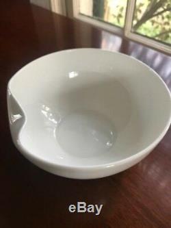 New Elsa Peretti Tiffany Cream Color Thumbprint Ceramic Bowl