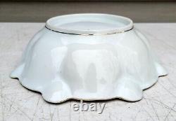 Nippon Porcelain Bowl GOLD GILT Floral Pattern Antique GORGEOUS 10-1/4