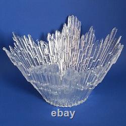 Northern Lights Revontulet Ice Glass Bowl 13 Humppila Tauno Wirkkala Finland