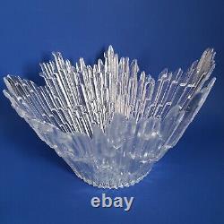 Northern Lights Revontulet Ice Glass Bowl 13 Humppila Tauno Wirkkala Finland