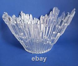Northern Lights Revontulet Ice Glass Bowl 13 Humppila Tauno Wirkkala Finland
