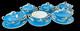 OLD NORITAKE RISING SUN SET OF 6 CREAM SOUPS & LIDS With SAUCERS TAISHO BUTTERFLY