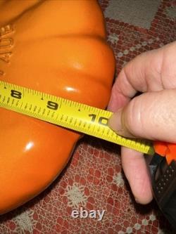 Orange Staub Pumpkin Pot Lid Gold Handle High Heat Oven Proof
