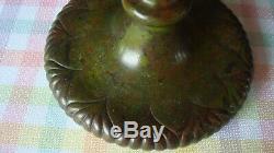 Original Signed Tiffany Studios Favrile Lamp Base And Shade