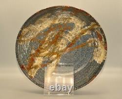 PAUL SOLDNER Original Vintage Stoneware Ceramic Raku Pottery Centerpiece Bowl