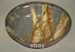 PAUL SOLDNER Original Vintage Stoneware Ceramic Raku Pottery Centerpiece Bowl