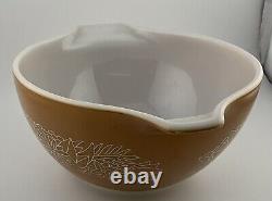 PYREX Woodland Cinderella Nesting Mixing Bowls 41 442 443 444 Set of 4 Brown ExC