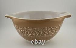 PYREX Woodland Cinderella Nesting Mixing Bowls 41 442 443 444 Set of 4 Brown ExC