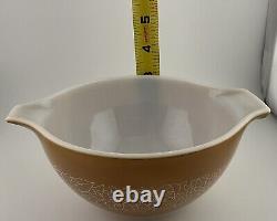 PYREX Woodland Cinderella Nesting Mixing Bowls 41 442 443 444 Set of 4 Brown ExC
