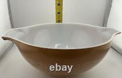 PYREX Woodland Cinderella Nesting Mixing Bowls 41 442 443 444 Set of 4 Brown ExC