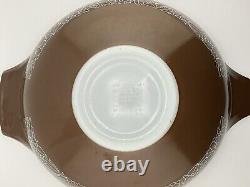 PYREX Woodland Cinderella Nesting Mixing Bowls 41 442 443 444 Set of 4 Brown ExC