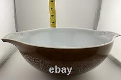 PYREX Woodland Cinderella Nesting Mixing Bowls 41 442 443 444 Set of 4 Brown ExC