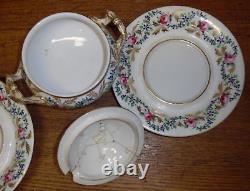 Pair Of Antique Derby Great Britain Porcelain Sauce Tureens REPAIRED