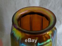 Pair of Gold Aurene Art Glass Shades Steuben or Quezal. 99 No Reserve Set 1`