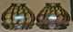 Pair of Green Snake Skins Over Gold Zippers RARE Quezal Shades LOOK