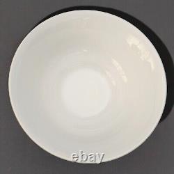 Pillivuyt White Porcelain Tulip Large 13 Footed Serving Bowl 4.25 Qt French