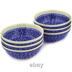 Polish Pottery bowls set of 6 Daisy Dreams