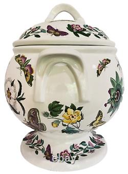 Portmeirion Botanic 1972 Soup Tureen Pedestal Large Covered Bowl No Ladle VTG