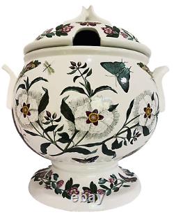 Portmeirion Botanic 1972 Soup Tureen Pedestal Large Covered Bowl No Ladle VTG