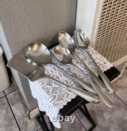 Princess House Barrington Stainless Steel Utensils With Metal Holder