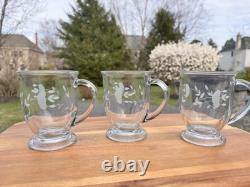 Princess House Heritage Cafe Mug 4-7/8 16 fl oz Set Of 3