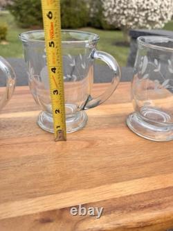 Princess House Heritage Cafe Mug 4-7/8 16 fl oz Set Of 3