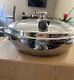 Princess House Vida Sana 5-Ply Stainless Steel 6 Qt. Casserole 14 W 4 D