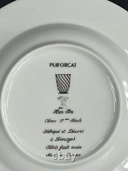 Puiforcat Rim Soup Bowl Limoges KAN SOUPattern Made In France White Background