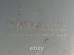 Pyrex #664 Big Bertha 4 QT Casserole Homestead Pattern and Pyrex Cover