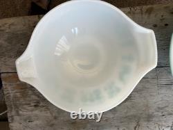 Pyrex Cinderella Amish Butterprint Set Of 4 Nesting Mixing Bowls Vintage MCM