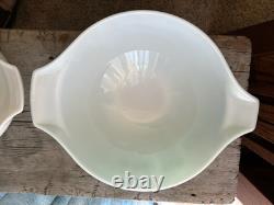 Pyrex Cinderella Amish Butterprint Set Of 4 Nesting Mixing Bowls Vintage MCM