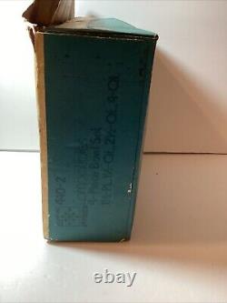Pyrex Compatible 440-2 Snowflake Blue 4-Piece Bowl set New Old Stock From