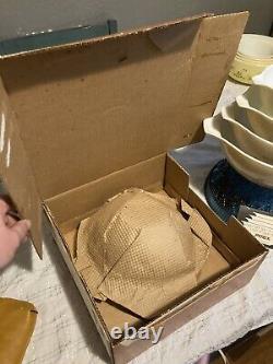 Pyrex Forest Fancies Mushroom 4pc Cinderella Mixing Bowls IN BOX