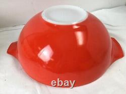 Pyrex Friendship Cinderella Nesting Bowls Set of 4 441 442 443 444 Birdie Red