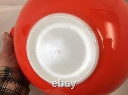 Pyrex Friendship Cinderella Nesting Bowls Set of 4 441 442 443 444 Birdie Red