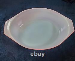 Pyrex Golden Poinsettias 1961 Casserole Dish & Lid #045 Christmas 2 1/2 Quarts