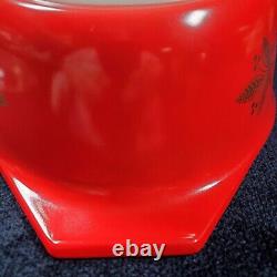 Pyrex Golden Poinsettias 1961 Casserole Dish & Lid #045 Christmas 2 1/2 Quarts
