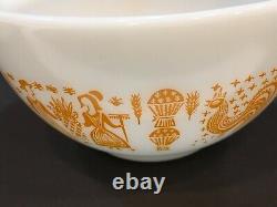 Pyrex Orange Amish Butterprint Cinderella Mixing Bowls Complete Set Hard to Find