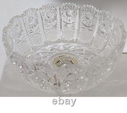 Queen Lace Round Compote sawtooth Bohemian Bowl