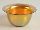 RARE Antique Original Steuben New York Art Glass Gold Aurene Signed Bowl