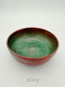 RARE Marguerite Wildenhain Pond Farm Studio Pottery Bowl California Chipped