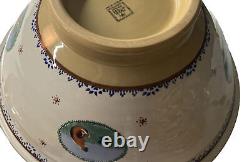 RARE Nicholas Mosse Pottery Lg Bowl 14 Ireland Handmade AND 14 Platter Lid