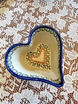 RARE! Polish Pottery Mosaic 23-Piece Dinnerware Set for 7 + Extra Pieces